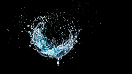 Water splash washing