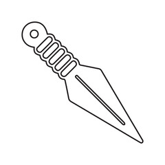 Kunai line icon