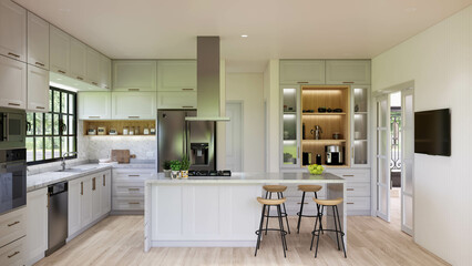 modern kitchen interior option 6