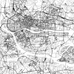 3D illustration of city and urban in Guangzhou China