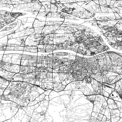 Obraz premium 3D illustration of city and urban in Guangzhou China