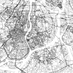 Naklejka premium 3D illustration of city and urban in Guangzhou China