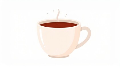 Pixel Art Coffee Cup Illustration