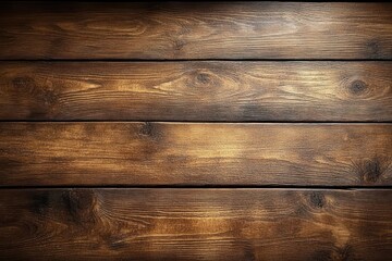 Obraz premium close-up of rustic wooden surface with natural grain and texture in warm brown tones