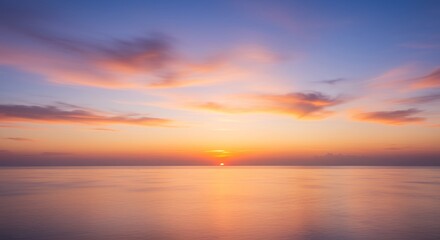 Obraz premium Sunset Over Ocean