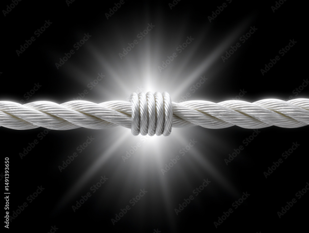 Poster minimalist representation of a connection (e.g.
