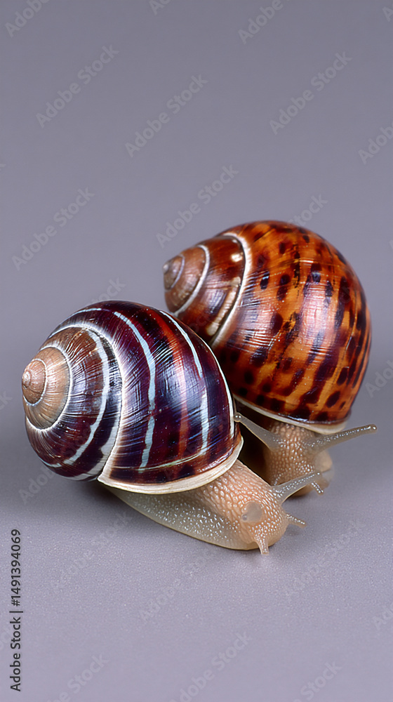 Aufkleber animals (e.g., snails) comically using the product in an unexpectedly fast way