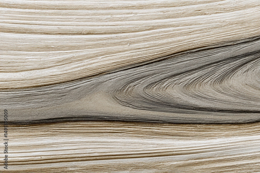 Poster textured surface with undulating parallel lines in beige, brown, and gray