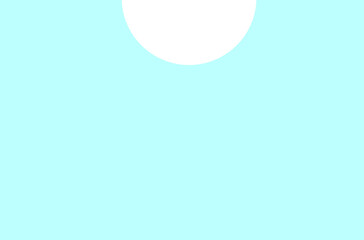 Aqua and white gradient with circular negative space for clean, refreshing, and futuristic visuals