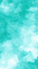Aqua Watercolor Texture: Serene Ocean Hues & Turquoise Backdrop