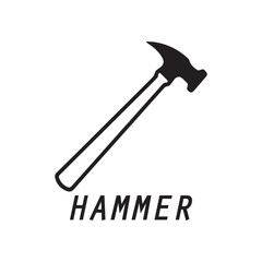 hammer logo design icon graphic image