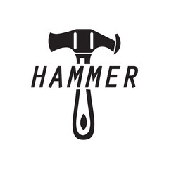 hammer logo design icon graphic image
