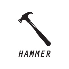 hammer logo design icon graphic image