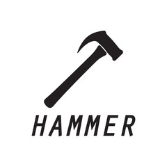 hammer logo design icon graphic image