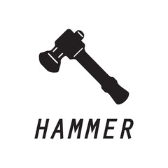 hammer logo design icon graphic image