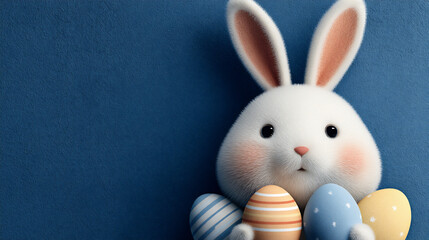 easter bunny with egg
