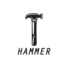 hammer logo design icon graphic image