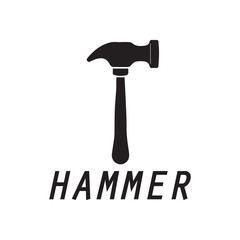 hammer logo design icon graphic image