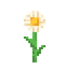 Simple flower pixel art