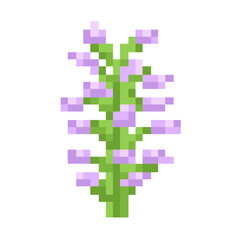 Simple flower pixel art