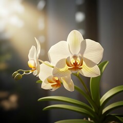 Fototapeta premium Golden Hour Orchids