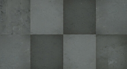 Textured Gray Tile Seamless Checkerboard Pattern Background