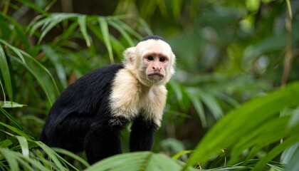 Whitefaced Capuchin Monkey Jungle.