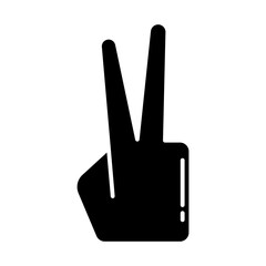 Peace glyph icon

