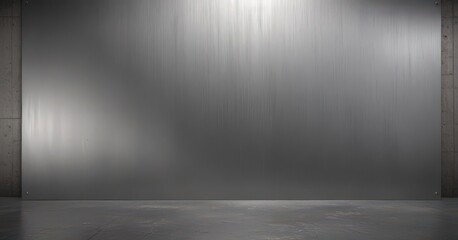 Brushed metal backdrop, industrial-style metal plate decor ,  brushed metal,  image