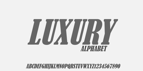 Modern Heavy Bold Font. Regular and Italic Typography urban style alphabet bold heavy fonts for fashion, sport, technology, digital, movie, logo design, vector illustration