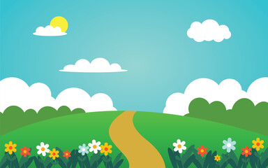 Obraz premium Beautiful Simple Design Background For Children