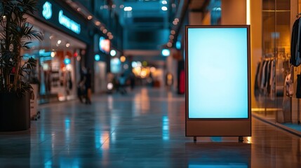 Blank retail display