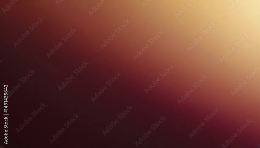 Poster an abstract background featuring a smooth gradient from dark red to light yellow, creating warmth.