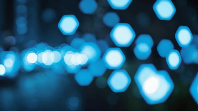 Bokeh blur of candlelight.