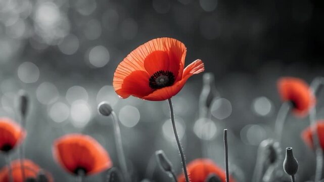 Red Poppy: A Symbol of Remembrance for Those Who Lost Their Lives in War