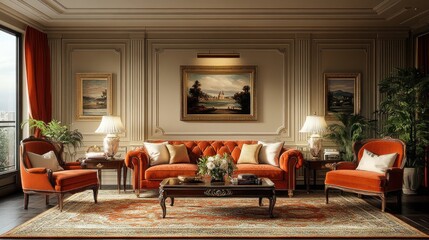 Luxurious Living Room Interior Design