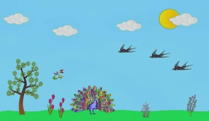 Outdoor nature scene