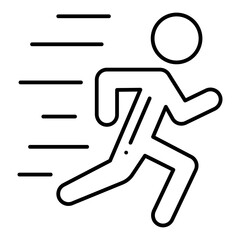 Fast Motion line icon