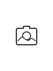 Picture icon vector isolated on white background. Picture vector icon. photo gallery icon vector