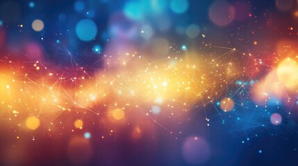 Digital background for tech, AI, data, audio, graphics