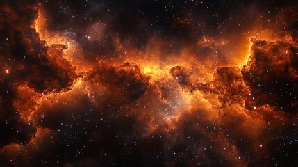 Fototapeta premium Vast Spiral Galaxy Star Cluster in Deep Space