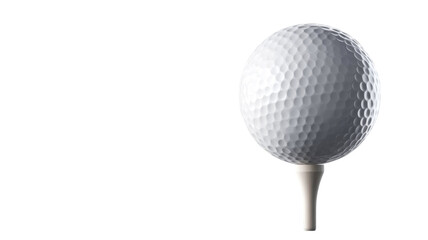 Golf Ball Isolated on White Background