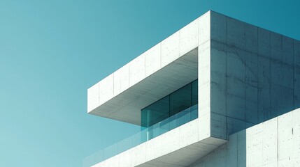 Modern Architectural Design Featuring Minimalist Concrete Structure