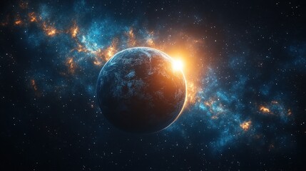 Earth in a cosmic nebula (2)