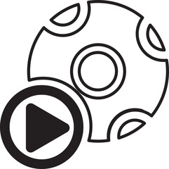 football video icon