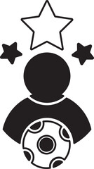 soccer player icon