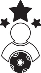 football player icon