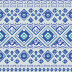 Seamless geometric ethnic pattern vector design featuring symmetrical tribal-inspired motifs, bold lines, and repeating shapes. Perfect for fabric prints, wallpapers, digital backgrounds, and ethnic-t