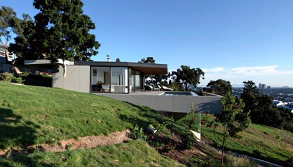 Modern House on Hillside LA Luxury Living with Views.