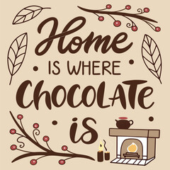 coffee shop labels chocolate vector T-shirt design
